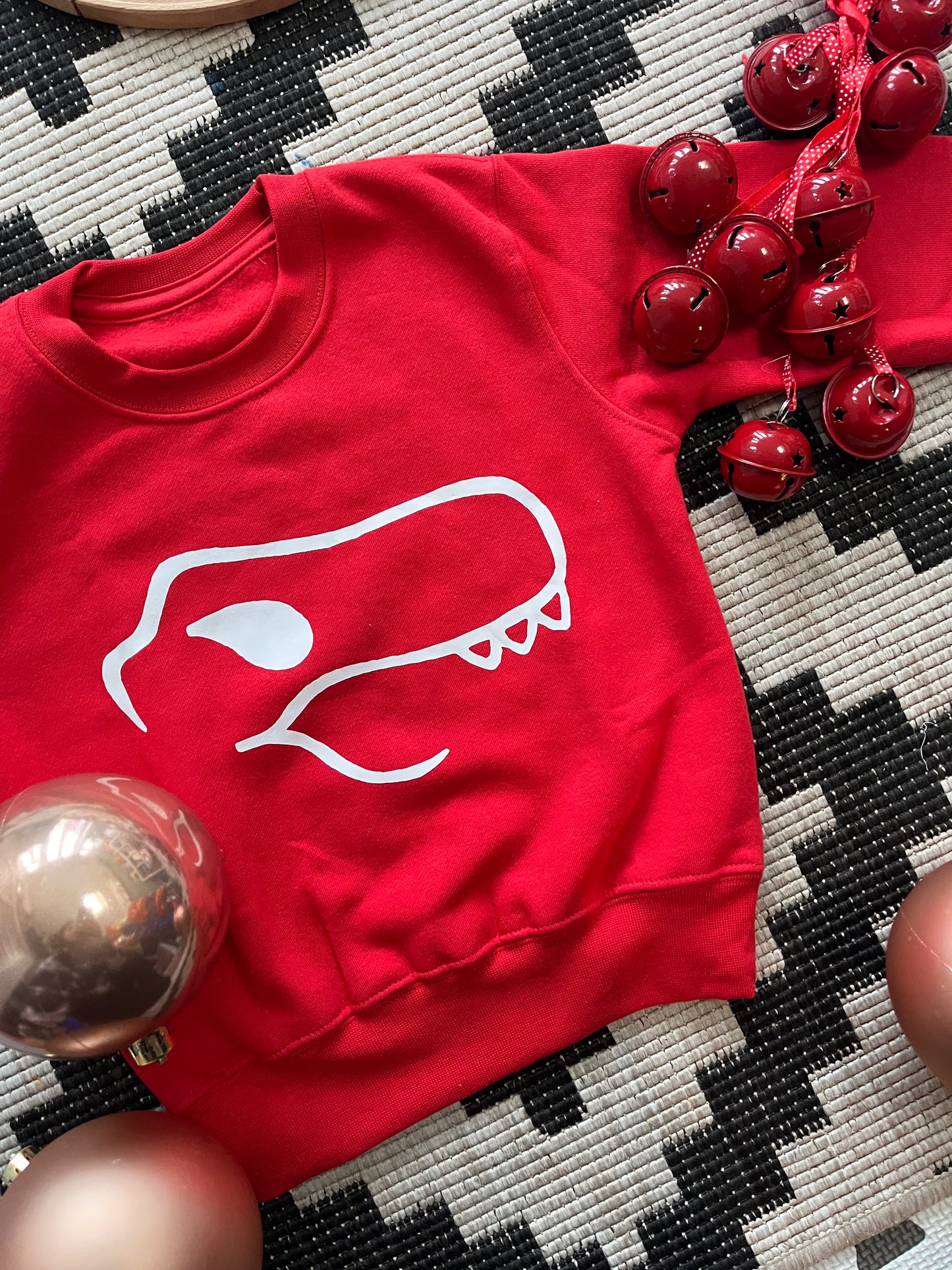 Christmas Dino Logo Jumper