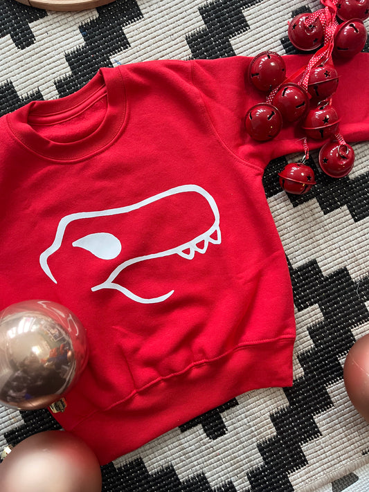 Christmas Dino Logo Jumper